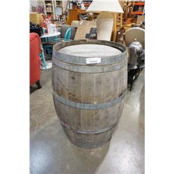 VINTAGE OAK FULL SIZE WINE BARRELL