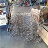 Image 1 : 2 decorative metal wine bottle racks