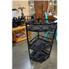 Image 1 : 3 TIER WICKER CORNER SHELF