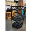 Image 2 : 3 TIER WICKER CORNER SHELF