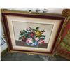 Image 3 : Signed oil on canvas, signed watercolor and needlepoint