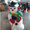 Image 2 : Frosty the snowman 32" illuminated lawn ornament