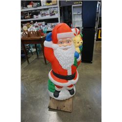 Santa claus illuminated 39" lawn ornament