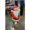 Image 1 : Santa claus illuminated 39" lawn ornament