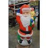 Image 2 : Santa claus illuminated 39" lawn ornament