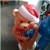 Image 2 : 35" christmas bear & 38" christmas caroller illuminted lawn ornaments