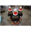 Image 3 : 3 christmas penguin illuminated lawn ornaments 32" tall