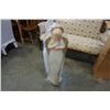 Image 1 : ANGEL WITH HORN LIGHTED CHRISTMAS DECORATION