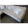 Image 3 : BRAND NEW PREMIUM SMALL L OUTDOOR SECTIONAL RETAIL $1199 W/ LIGHT GREY CUSHIONS AND 2 ACCENT PILLOWS