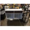 Image 1 : AS NEW MODERN RECORD CABINET W/ 2 DRAWERS - RETAIL $399