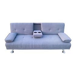 BRAND NEW CHARCOAL SPENCER SOFA BED - RETAIL $999 OVERALL DIMENSION:   72” W x 33” D x 30” H SLEEPIN