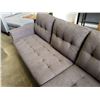 Image 6 : BRAND NEW CHARCOAL TUFTED REVERSIBLE SECTIONAL SOFA - RETAIL $899, NEW IN BOX
