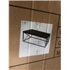 Image 2 : AS NEW BLACK TOP AND METAL BASE RETANGLE COFFEE TABLE