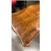 Image 10 : ANTIQUE WALNUT FLIP OVER GAMES TABLE, GORGEOUS CAGE STYLE BASE, ORIGINAL CASTORS, FELT IN PERFECT CO