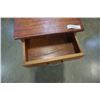 Image 4 : WOOD 1 DRAWER NIGHTSTAND