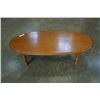 Image 1 : Mid century modern oval coffee table