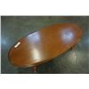 Image 3 : Mid century modern oval coffee table
