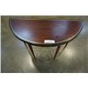 Image 2 : ORIENTAL ACCENT BRASS AND WOOD D TABLE
