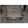 Image 1 : VINTAGE WOOD BENCH