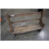 Image 3 : VINTAGE WOOD BENCH