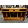 Image 2 : 2 PIECE TEAK SLIDE OUT RECORD STAND