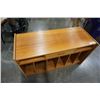 Image 3 : 2 PIECE TEAK SLIDE OUT RECORD STAND