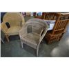 Image 2 : 3 WICKER CHAIRS