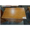 Image 3 : PAIR OF WOOD 2 DRAWER NIGHTSTANDS