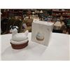 Image 1 : 2 NEW LIDDED CHICKEN BOWLS WITH LIDS