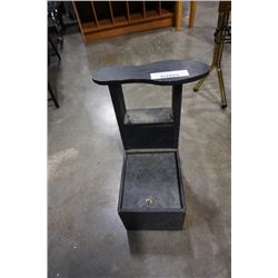 Vintage shoe shine stand