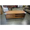 Image 1 : MODERN 1 DRAWER TV STAND WITH BRUSHED METAL ACCENTS