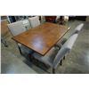 Image 2 : MODERN DINING TABLE AND 4 CHAIRS