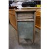 Image 2 : ANTIQUE GLASS WASHBOARD AND 4 TOBACCO TINS