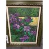 Image 2 : Genevieve Boyes oil on canvas "Clematis"