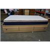 Image 2 : TWIN SIZE STORAGE BEDFRAME AND MATTRESS