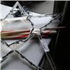 Image 4 : Holiday illuminated 34" star and 4 - 32" candy cane decor