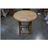 Image 1 : VINTAGE ROUND WOOD ENDTABLE