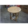Image 4 : VINTAGE ROUND WOOD ENDTABLE