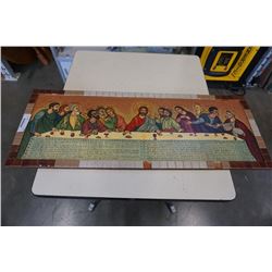 39" Last supper wall hanging