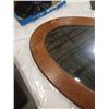 Image 2 : VINTAGE OAK BEVELLED MIRROR