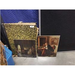 2 art folios w/ lithographs and more