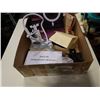 Image 2 : Box of new, lcd under cabinet mount, ring fill light apple triple charger and more