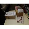 Image 1 : Box of new pantyhose, slippers and fitness ball