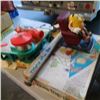 Image 1 : Lot of fisher price, M&M dispensor, Vintage mouse trap game and tonka
