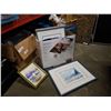 Image 1 : BOX OF WATERCOLOR AND NEEDLEPOINT PICTURES