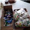 Image 1 : 2 Boxes of retro snoopy figures and bear ornaments