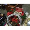 Image 2 : TRAY OF XMAS DECOR AND MIRROR