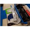 Image 2 : Tote of model train cars and wire