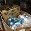 Image 1 : SMALL FIBEROPTIC XMAS TREE, BOX OF  XMAS DECOR
