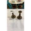 Image 1 : 2 ANTIQUE CANDLE HOLDERS